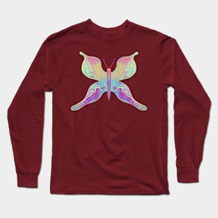 Tribal butterfly Long Sleeve T-Shirt